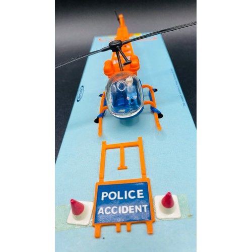 13 - Dinky Toys Bell Police Helicopter 732. Missing it's clear cover, otherwise in good condition (please... 