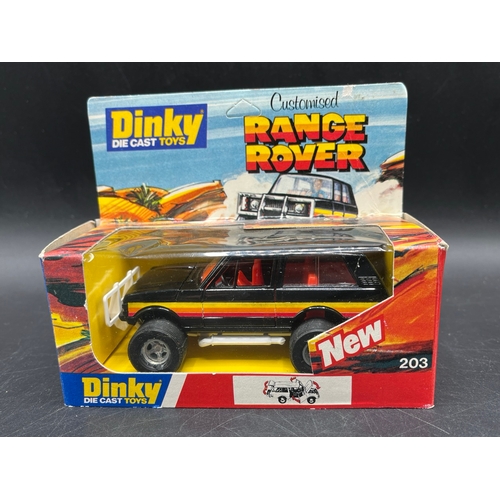 14 - Dinky Toys Customised Range Rover 203 Boxed, along with Dinky Atlas edition 435 Bedford TK Tipper
(3... 