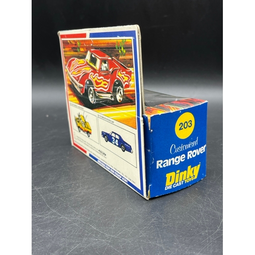 14 - Dinky Toys Customised Range Rover 203 Boxed, along with Dinky Atlas edition 435 Bedford TK Tipper
(3... 