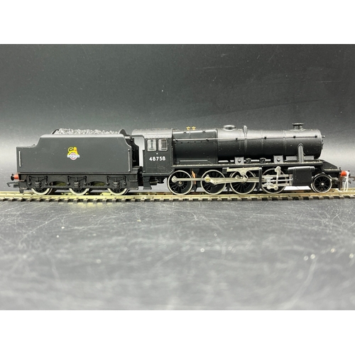 68 - Three OO gauge Steam Locomotives, Two Boxed All Tested Runners
(1500g)
Hornby R322 Class 8F 2-8-0 in... 