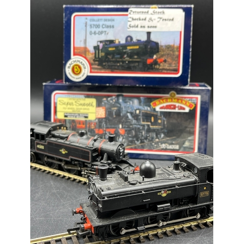 72 - Two ‘OO’ gauge Boxed Bachmann Steam Locomotives, Tested Runners
(1000g)
Bachmann 31-452A Class 2MT I... 