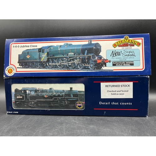 76 - Two ‘OO’ gauge Boxed Bachmann Steam Locomotives, Tested Runners
(1200g)
Bachmann 31-151 Class 5XP Ju... 