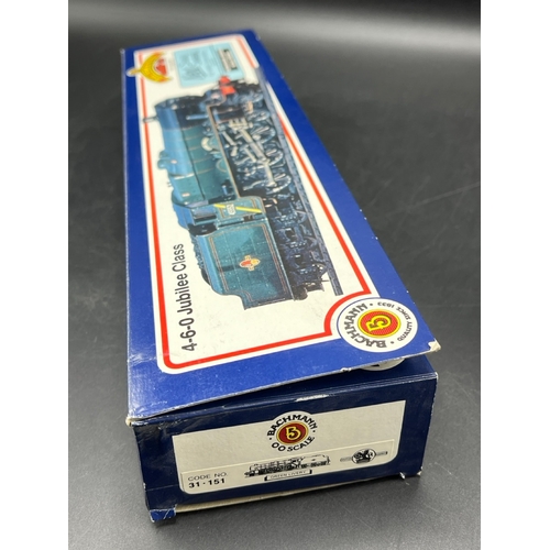 76 - Two ‘OO’ gauge Boxed Bachmann Steam Locomotives, Tested Runners
(1200g)
Bachmann 31-151 Class 5XP Ju... 