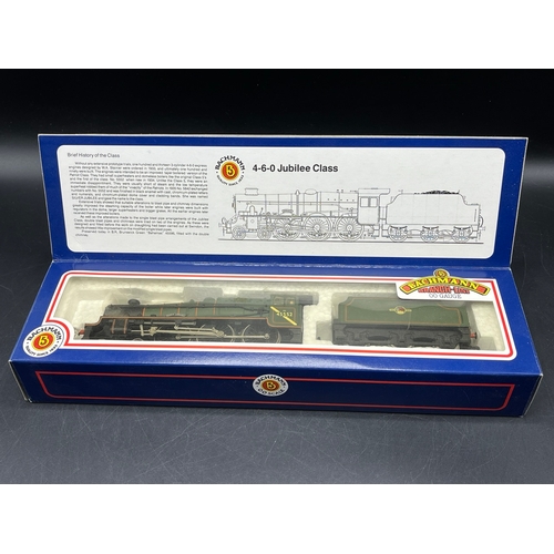 76 - Two ‘OO’ gauge Boxed Bachmann Steam Locomotives, Tested Runners
(1200g)
Bachmann 31-151 Class 5XP Ju... 