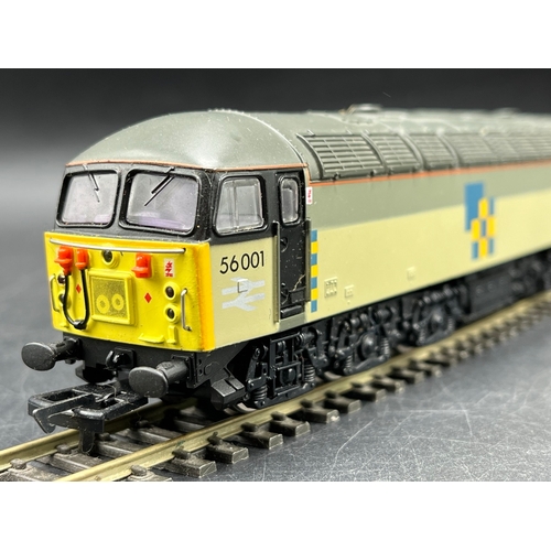 91 - Three 'OO' gauge Boxed Mainline/Dapol Class 56 Locomotives, Tested Runners
(1500g)
Dapol D14 Class 5... 