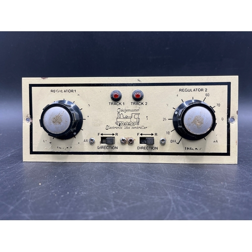 351 - Gaugemaster DS Double Power Controller with Brake Simulator and two Gaugemaster Twin Track mounted c... 
