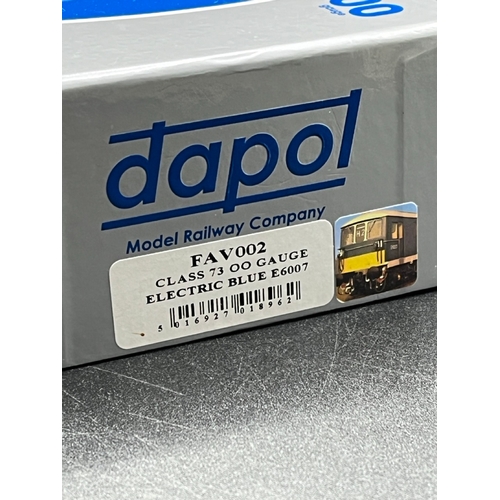 228 - Dapol FAV002 Class 73 OO gauge Electric Blue E6007, Ltd Edn 47/150, As New
(750g)
Not Tested so not ... 