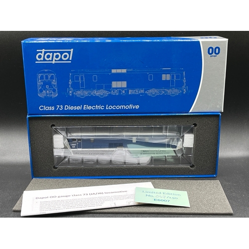 228 - Dapol FAV002 Class 73 OO gauge Electric Blue E6007, Ltd Edn 47/150, As New
(750g)
Not Tested so not ... 