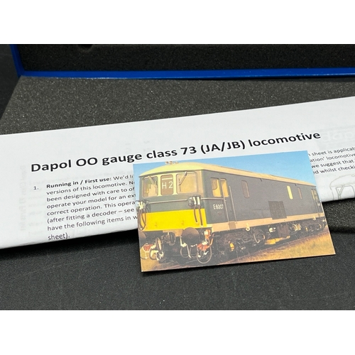 228 - Dapol FAV002 Class 73 OO gauge Electric Blue E6007, Ltd Edn 47/150, As New
(750g)
Not Tested so not ... 