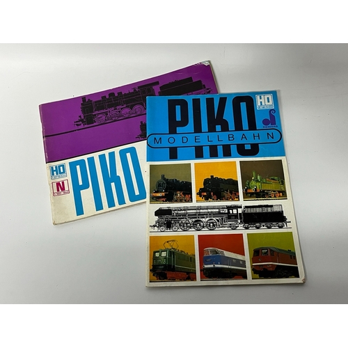 148 - Product catalogues from 50's, 60's & 70's for Fleischmann, Märklin, Rivarossi, Jouef, PikoPeco, Play... 