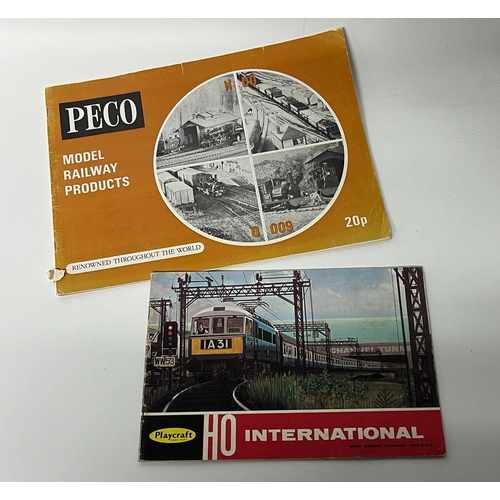 148 - Product catalogues from 50's, 60's & 70's for Fleischmann, Märklin, Rivarossi, Jouef, PikoPeco, Play... 