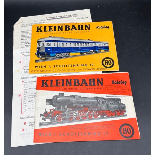 148 - Product catalogues from 50's, 60's & 70's for Fleischmann, Märklin, Rivarossi, Jouef, PikoPeco, Play... 