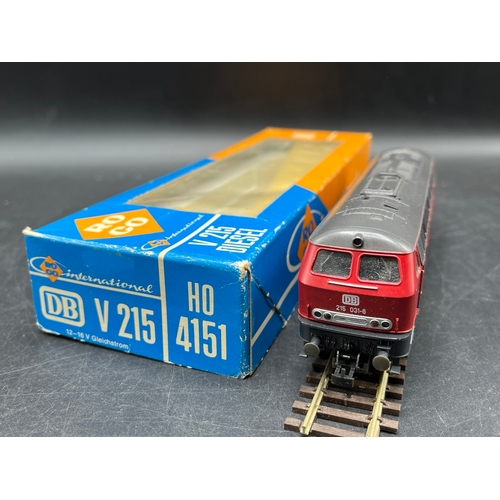 127 - 7 HO Diesel/Electric European Locomotives, six Tested Runners
(3000g)
Four boxed includes:-
Fleischm... 