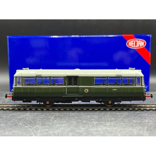 239 - Heljan 8701 Railbus W&M E79962 in dark green with speed whiskers, Tested Non-runner despite looking ... 