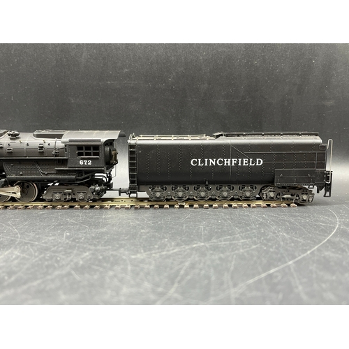 133 - HO gauge Rivarossi 1267 Clinchfield #672 4-6-6-4 Challenger Steam Locomotive - Tested Runner
(600g)
... 