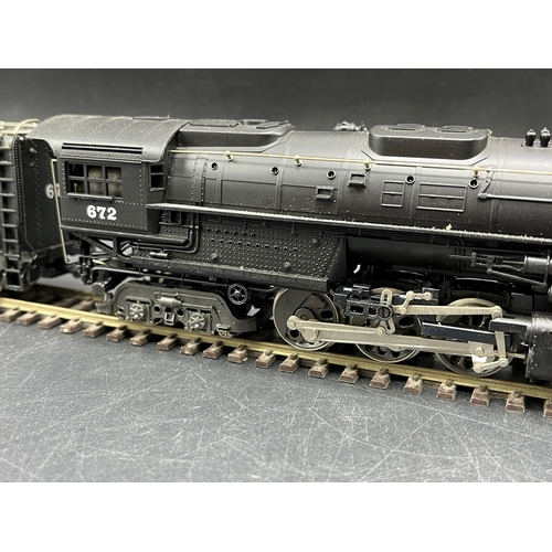 133 - HO gauge Rivarossi 1267 Clinchfield #672 4-6-6-4 Challenger Steam Locomotive - Tested Runner
(600g)
... 