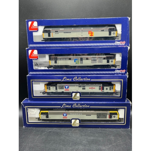 240 - Four Boxed OO Lima Diesel/Electric Locomotives, Two Tested Runners
(1800g)
Lima L204932 Class 37 379... 