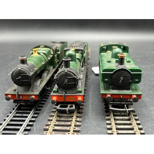 249 - Three OO GWR Steam locomotives, two tested Runners
(1000g)
Hornby R051 Class 57XX 0-6-0PT 8751 in GW... 