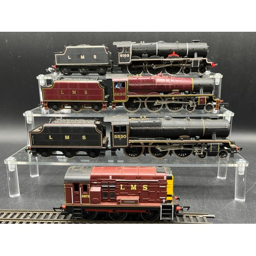 250 - Four OO LMS Locomotives, Tested Runners
(1400g)
Hornby R2334 Class 08 Shunter 3973 'Concorde' in LMS... 