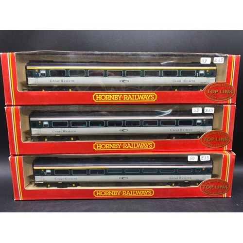 193 - Great Western Trains 125 High Speed Train Pack (Class 43) 43002 43124 & Boxed Coaches R4101, R4102, ... 