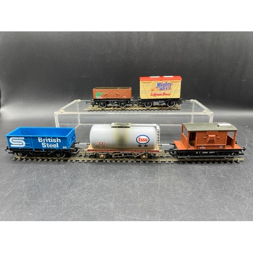 347 - Six boxed OO Rolling-stock, with five un-boxed 'Ready-to-Roll'
(700g)
Hornby R6829 PGA Hopper Wagon ... 