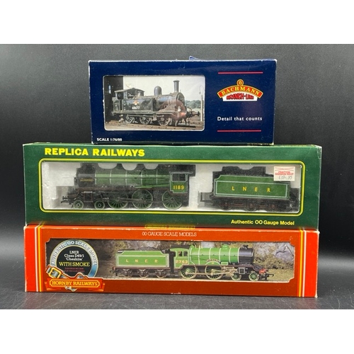 272 - Two LNER Tested Runner OO Steam locomotives, with Hornby R378 'Cheshire' without MOTOR
(1000g)
Bachm... 