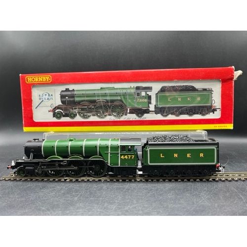 274 - OO Hornby 4-6-2 #4477 LNER 'Gay Crusader' & 'Flying Scotsman' badged, Tested Runner with another Cla... 