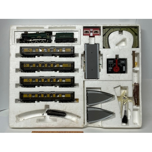 219 - Two Silver Jubilee Hornby OO train sets and Crescent Toy Company Silver Jubilee 'Royal State Coach' ... 