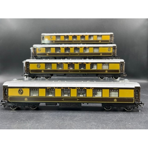 219 - Two Silver Jubilee Hornby OO train sets and Crescent Toy Company Silver Jubilee 'Royal State Coach' ... 