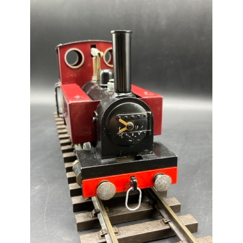 86 - Mamod MSS Side Tank 0-4-0 Locomotive (G scale/45mm)
(1100g)
Piston appears ceased  
No box or other ... 