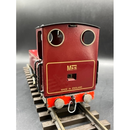 86 - Mamod MSS Side Tank 0-4-0 Locomotive (G scale/45mm)
(1100g)
Piston appears ceased  
No box or other ... 