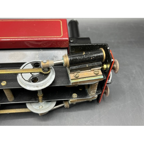 86 - Mamod MSS Side Tank 0-4-0 Locomotive (G scale/45mm)
(1100g)
Piston appears ceased  
No box or other ... 