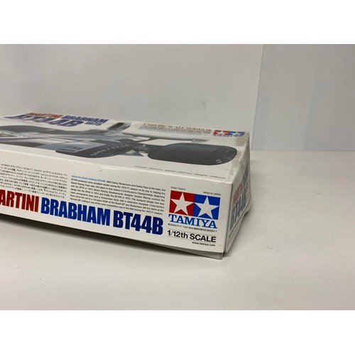 10 - Tamiya - Martini Brabham BT44B - 1/12 Scale. (1000g) (1).

Unbuilt, box shows slight sign of being s... 