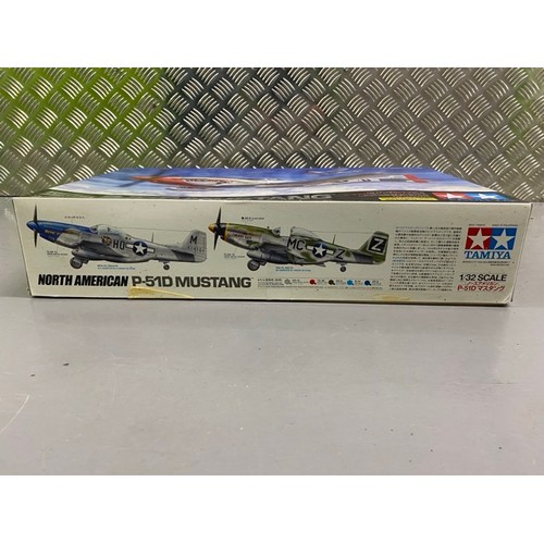 14 - 4 Model Kits - Trumpeter F-100c, Grumman F14A Tomcat, Tamiya P-15D Mustang & Techmod Friedrichshafen... 