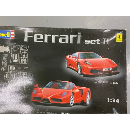 23 - 6 Model Kits - Revell Mercedes 300 SLR, Tamiya Tyrell P34, Tamiya Porsche Carrera GT, Tamiya 360 Spi... 