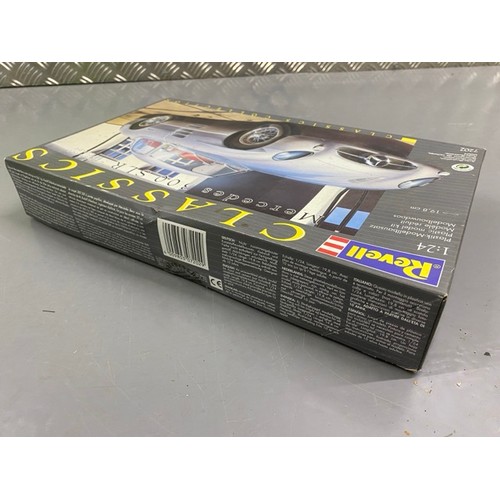 23 - 6 Model Kits - Revell Mercedes 300 SLR, Tamiya Tyrell P34, Tamiya Porsche Carrera GT, Tamiya 360 Spi... 