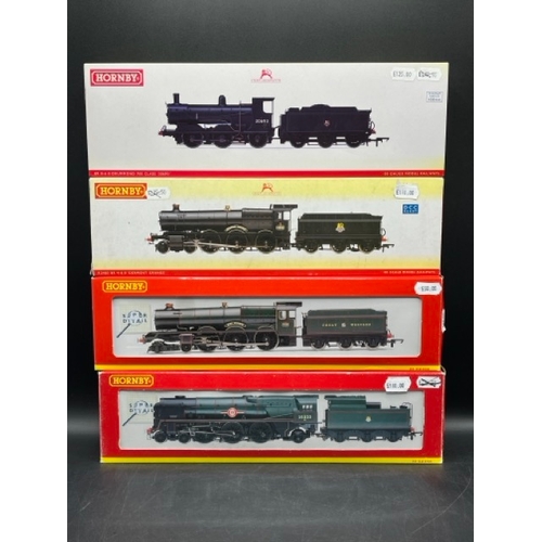 293 - Four Hornby Boxed and Tested Runners Steam Locomotives
(2100g)
Hornby R3240 Drummond Class 700 0-6-0... 