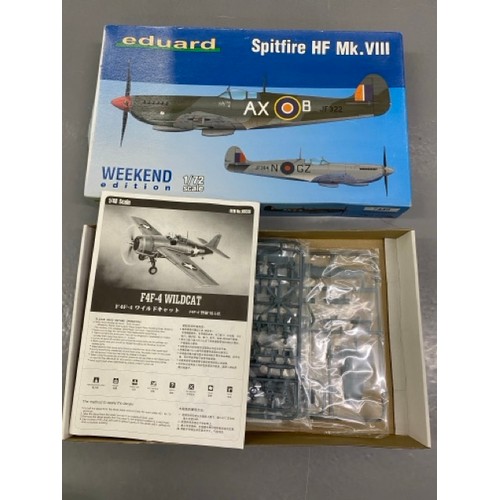 30 - 3 Eduard Model Plane Kits - 1/72 Scale. (3000g) (3).

1.Eduard - Spitfire HF Mk.VIII - 7449 - 1/72 S... 