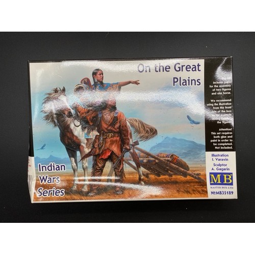 37 - 18 Model Figure/Scene Kits Various - Mainly 1/35 Scale (2500G).
MB (Master Box Ltd) - Outlaw. Gunsli... 