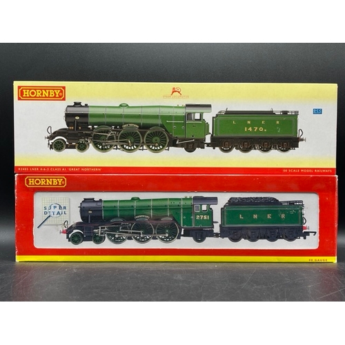 298 - Two Hornby OO gauge LNER Steam Locomotives in Boxes, both Tested Runners
(1100g)
Hornby R2405 Class ... 