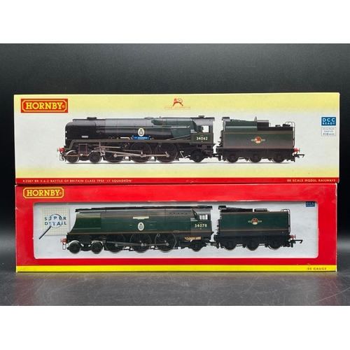 301 - Two 'Squadron' Hornby OO gauge Steam Locomotives in Boxes, one Tested Runner
(1300g)
Hornby R2587 Re... 