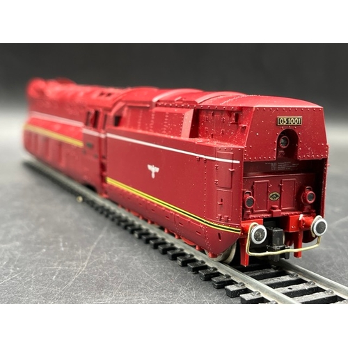 139 - Fleischmann 4173 H0 Streamlined Steam Locomotive Br 03 1001 The DRG Epoch 2, Tested Runner w/lights
... 