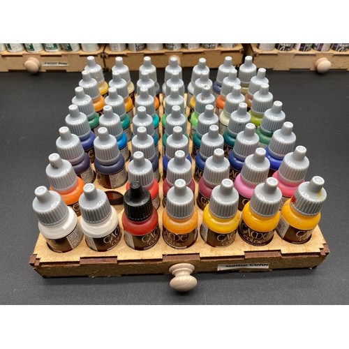 44 - Over 600 Modelling Paints New and Partly Used.  (27000g)
Game Air, Model Air, Game Color, Model Colo... 