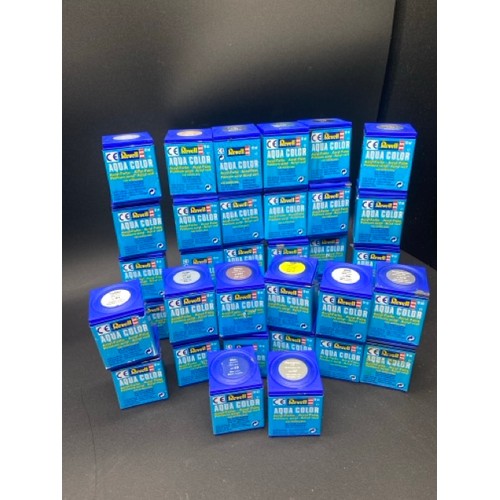 48 - 79 Revell Aqua Color Paints (2500g).
41 - Unopened as new
38 - Opened.
4 - Contact Liquids as new (b... 