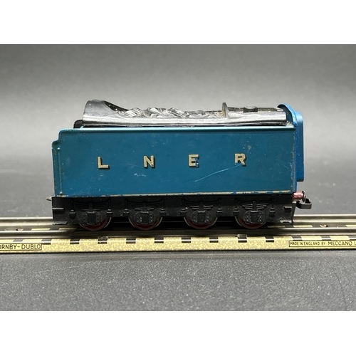 163 - Pre-war Hornby Dublo EDL1 Streamlined 4-6-2 locomotive with post-war tender No. 4498 Sir Nigel Gresl... 