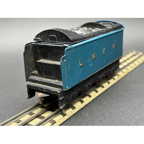 163 - Pre-war Hornby Dublo EDL1 Streamlined 4-6-2 locomotive with post-war tender No. 4498 Sir Nigel Gresl... 