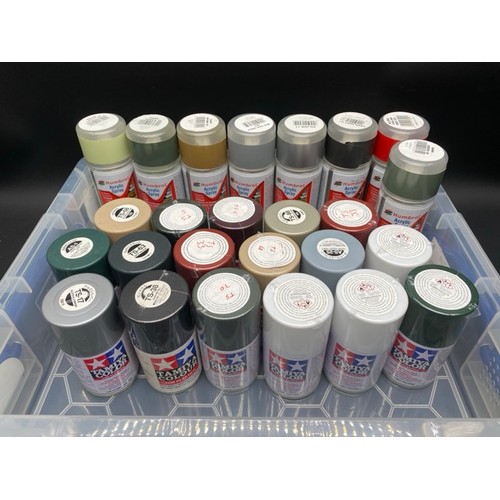 50 - 80 Spray Paints (New and open) - Humbrol & Tamiya. (19000g)
£30 delivery charge up to 25kg.