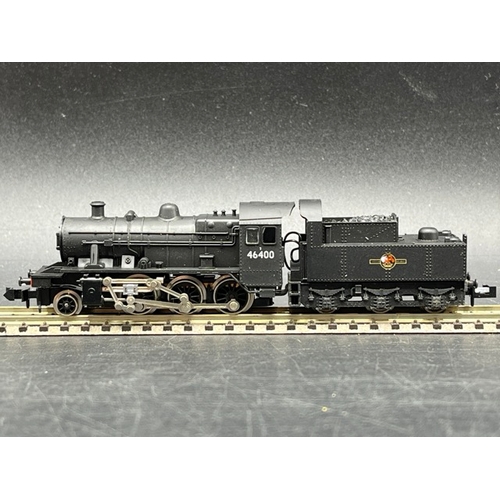 151 - Two Hornby Minitrix Boxed N gauge BR Steam Locomotives, Tested Runners
(300g)
Minitrix N202 Class 2M... 