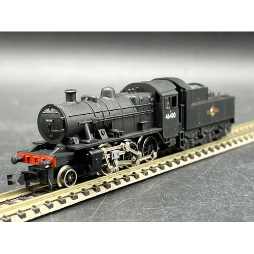 151 - Two Hornby Minitrix Boxed N gauge BR Steam Locomotives, Tested Runners
(300g)
Minitrix N202 Class 2M... 