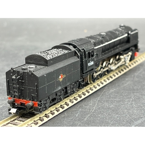 151 - Two Hornby Minitrix Boxed N gauge BR Steam Locomotives, Tested Runners
(300g)
Minitrix N202 Class 2M... 